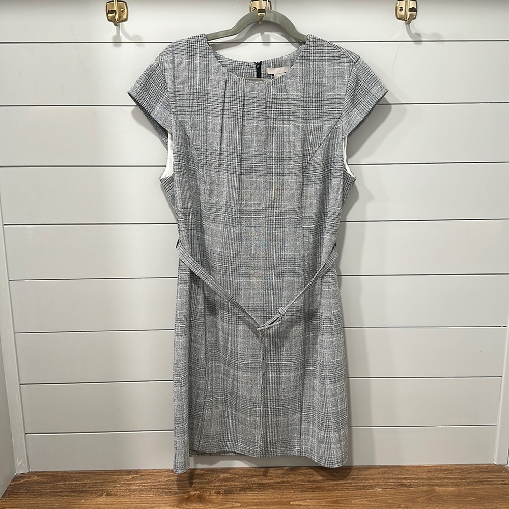 NWT H&M gray dress with belt XL